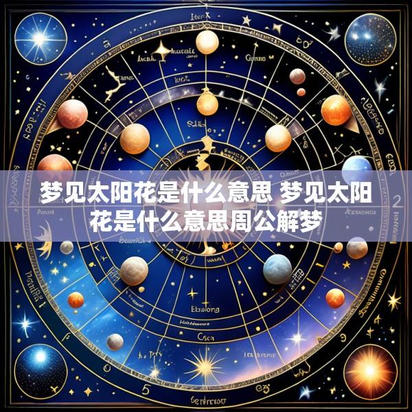 梦见太阳花是什么意思 梦见太阳花是什么意思周公解梦