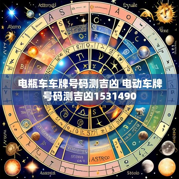 电瓶车车牌号码测吉凶 电动车牌号码测吉凶1531490