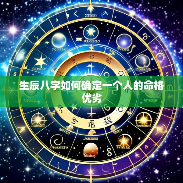 生辰八字如何确定一个人的命格优劣