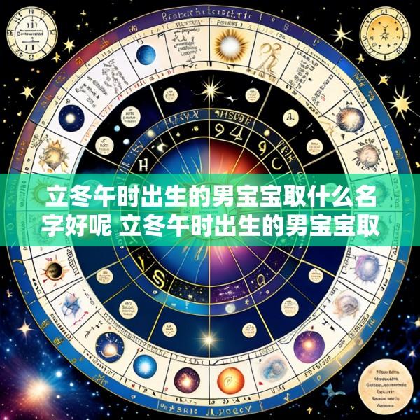 立冬午时出生的男宝宝取什么名字好呢 立冬午时出生的男宝宝取什么名字好呢女孩