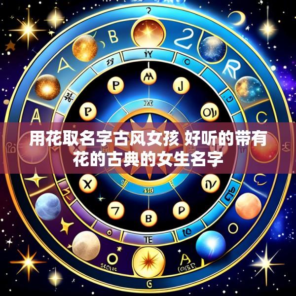 用花取名字古风女孩 好听的带有花的古典的女生名字