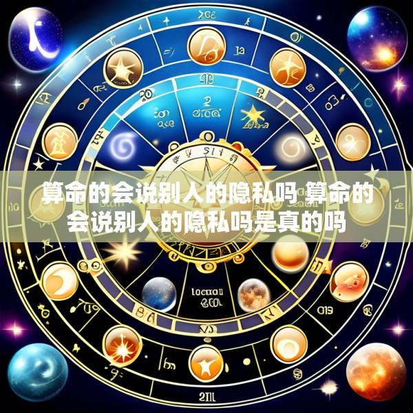 算命的会说别人的隐私吗 算命的会说别人的隐私吗是真的吗