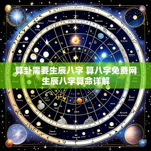 算卦需要生辰八字 算八字免费网生辰八字算命详解