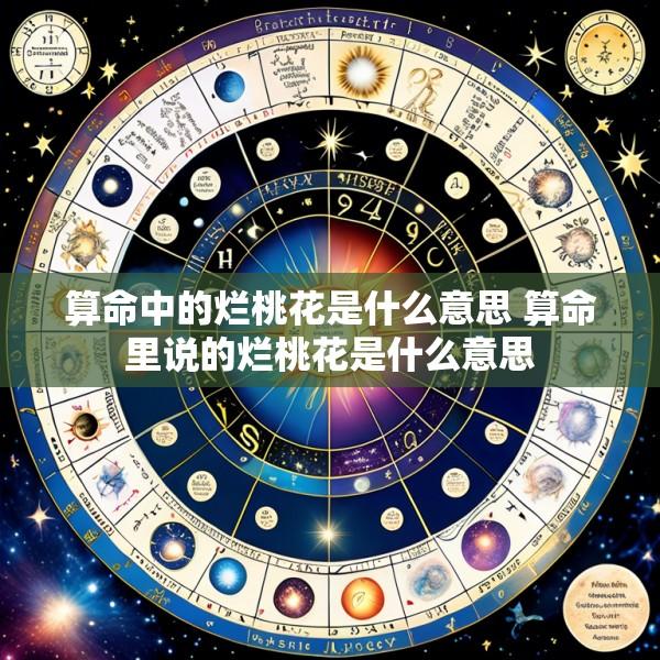 算命中的烂桃花是什么意思 算命里说的烂桃花是什么意思