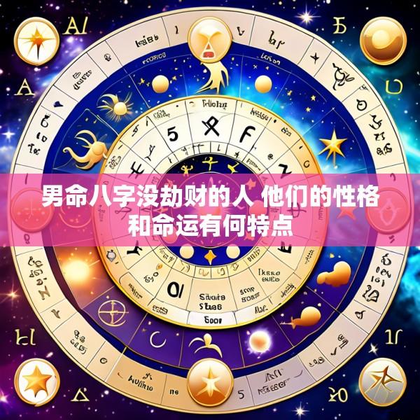 男命八字没劫财的人 他们的性格和命运有何特点