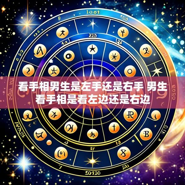 看手相男生是左手还是右手 男生看手相是看左边还是右边