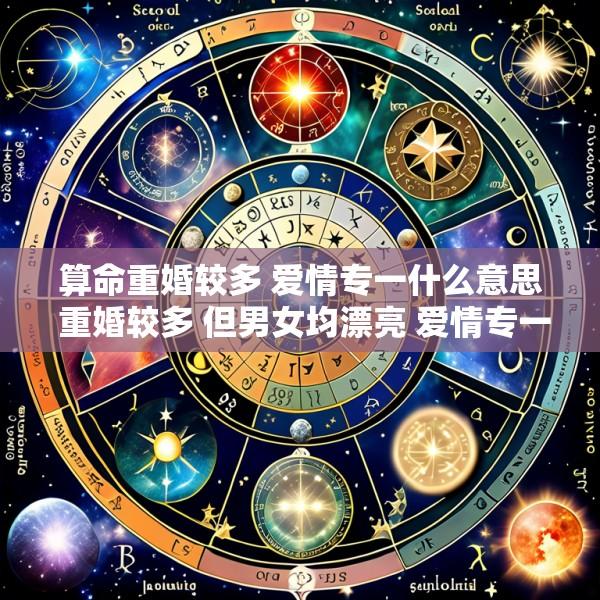 算命重婚较多 爱情专一什么意思 重婚较多 但男女均漂亮 爱情专一是什么意思