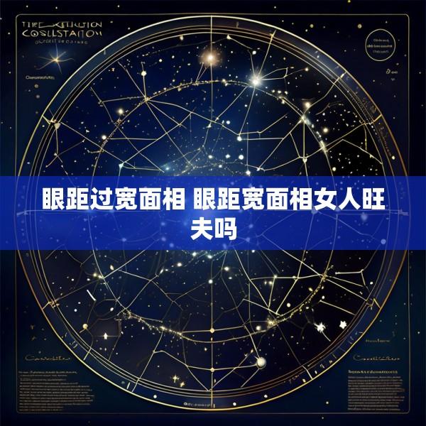 眼距过宽面相 眼距宽面相女人旺夫吗
