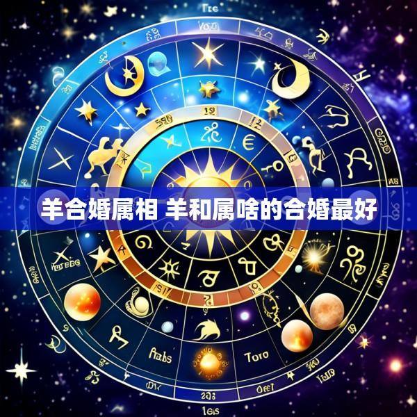 羊合婚属相 羊和属啥的合婚最好