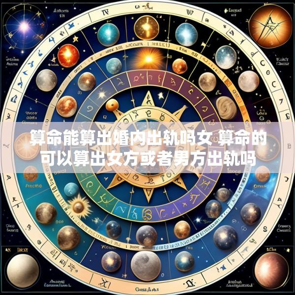 算命能算出婚内出轨吗女 算命的可以算出女方或者男方出轨吗