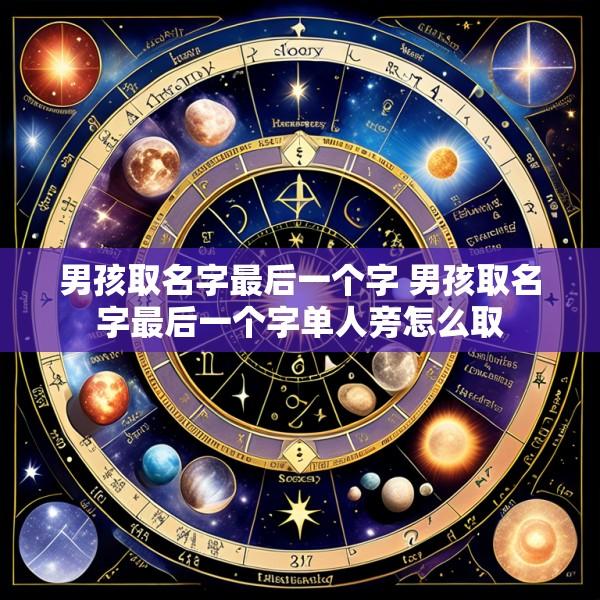 男孩取名字最后一个字 男孩取名字最后一个字单人旁怎么取