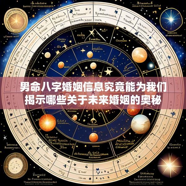 男命八字婚姻信息究竟能为我们揭示哪些关于未来婚姻的奥秘