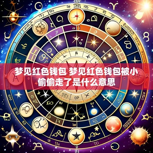 梦见红色钱包 梦见红色钱包被小偷偷走了是什么意思