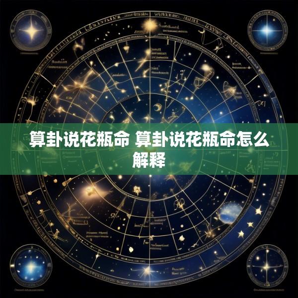 算卦说花瓶命 算卦说花瓶命怎么解释