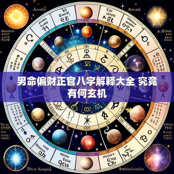 男命偏财正官八字解释大全 究竟有何玄机