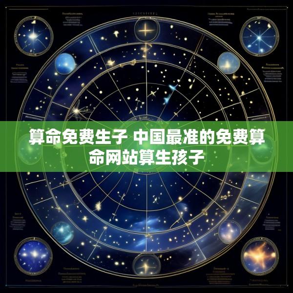 算命免费生子 中国最准的免费算命网站算生孩子