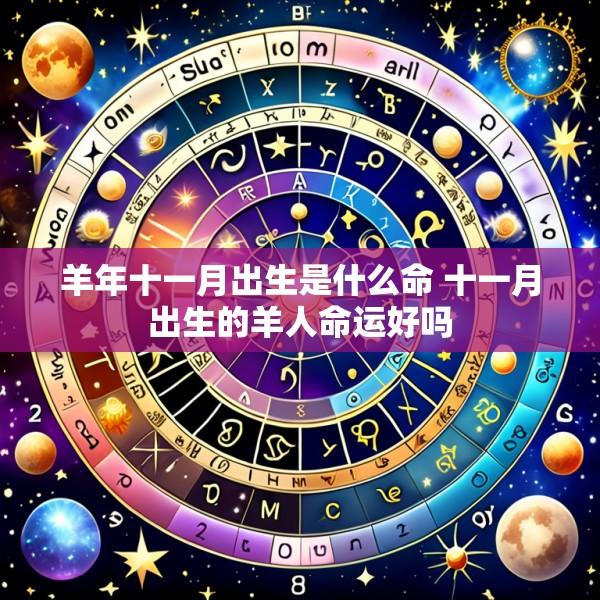 羊年十一月出生是什么命 十一月出生的羊人命运好吗