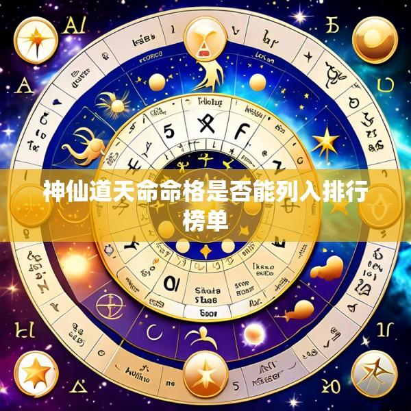 神仙道天命命格是否能列入排行榜单