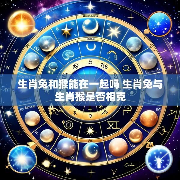 生肖兔和猴能在一起吗 生肖兔与生肖猴是否相克