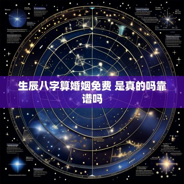 生辰八字算婚姻免费 是真的吗靠谱吗