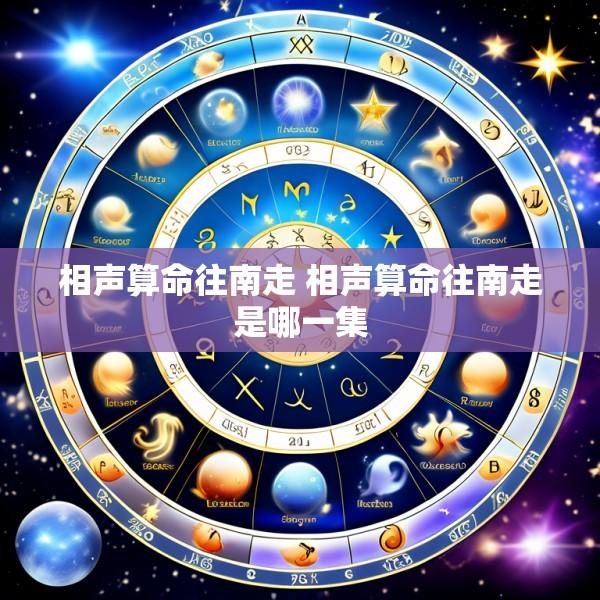 相声算命往南走 相声算命往南走是哪一集