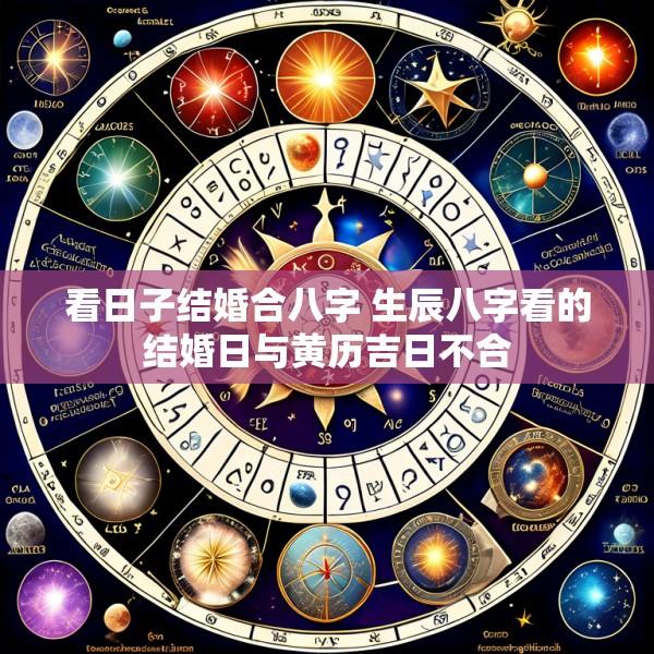 看日子结婚合八字 生辰八字看的结婚日与黄历吉日不合