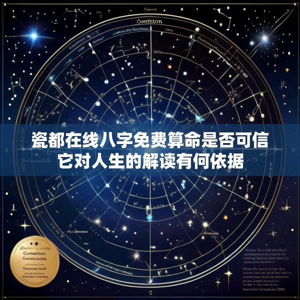 瓷都在线八字免费算命是否可信它对人生的解读有何依据