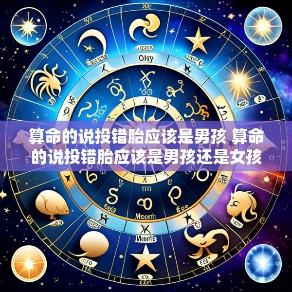 算命的说投错胎应该是男孩 算命的说投错胎应该是男孩还是女孩