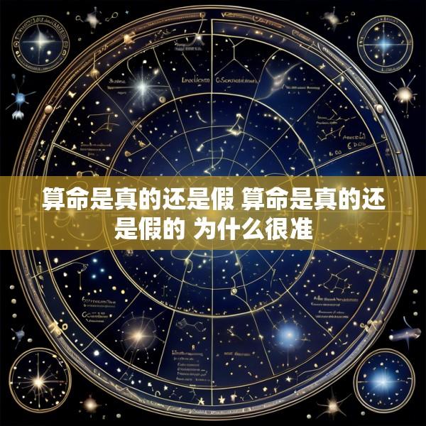 算命是真的还是假 算命是真的还是假的 为什么很准