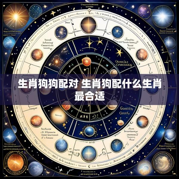 生肖狗狗配对 生肖狗配什么生肖最合适