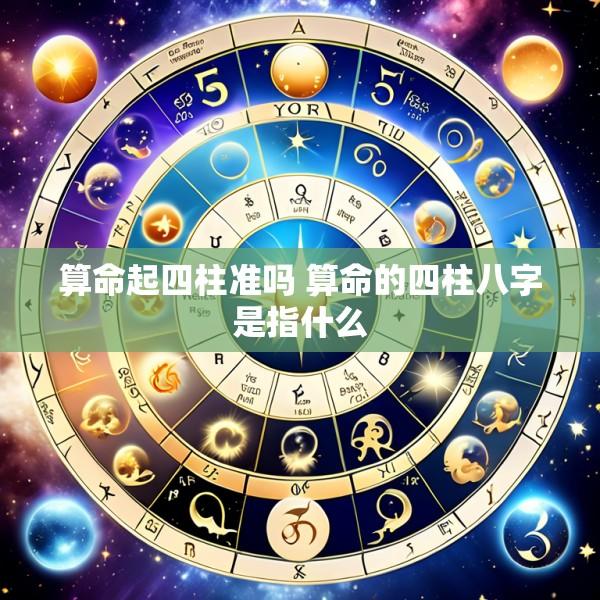 算命起四柱准吗 算命的四柱八字是指什么