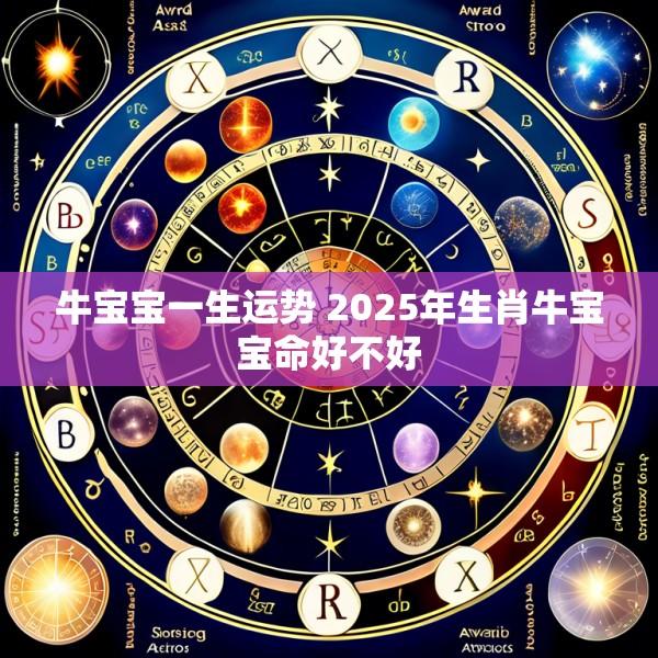 牛宝宝一生运势 2025年生肖牛宝宝命好不好