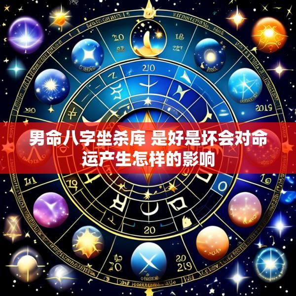 男命八字坐杀库 是好是坏会对命运产生怎样的影响