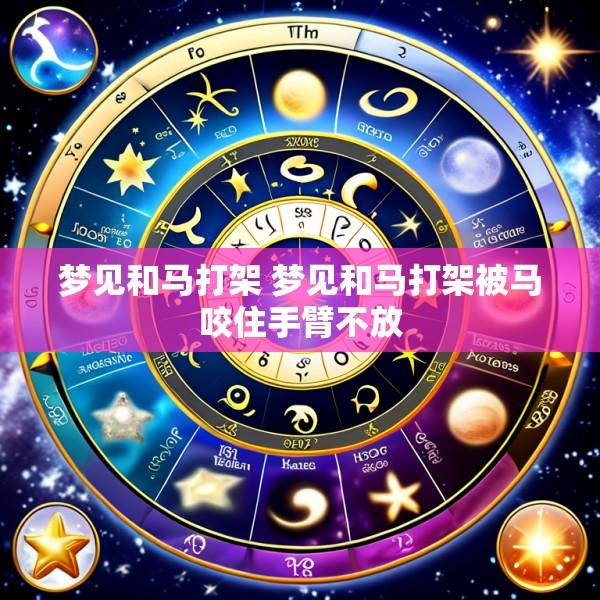 梦见和马打架 梦见和马打架被马咬住手臂不放