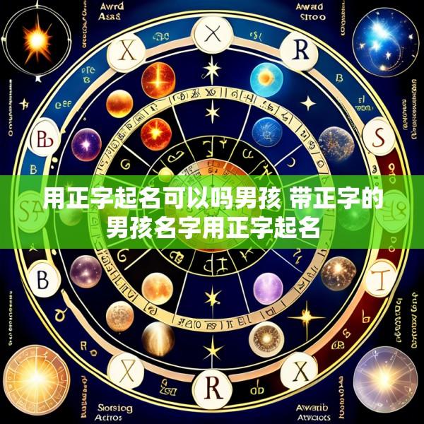 用正字起名可以吗男孩 带正字的男孩名字用正字起名