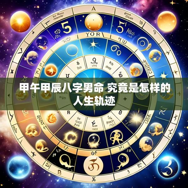 甲午甲辰八字男命 究竟是怎样的人生轨迹