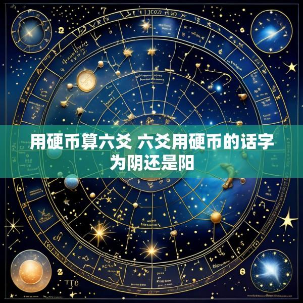 用硬币算六爻 六爻用硬币的话字为阴还是阳