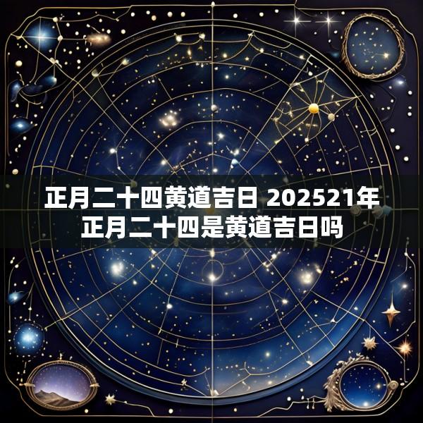 正月二十四黄道吉日 202521年正月二十四是黄道吉日吗