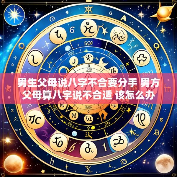 男生父母说八字不合要分手 男方父母算八字说不合适 该怎么办