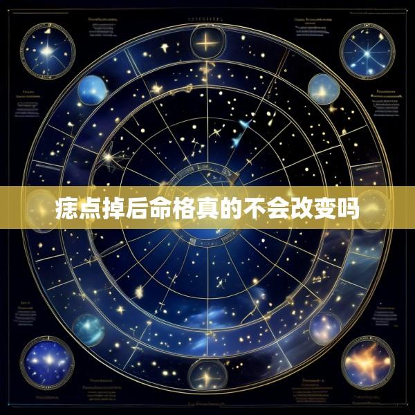 痣点掉后命格真的不会改变吗