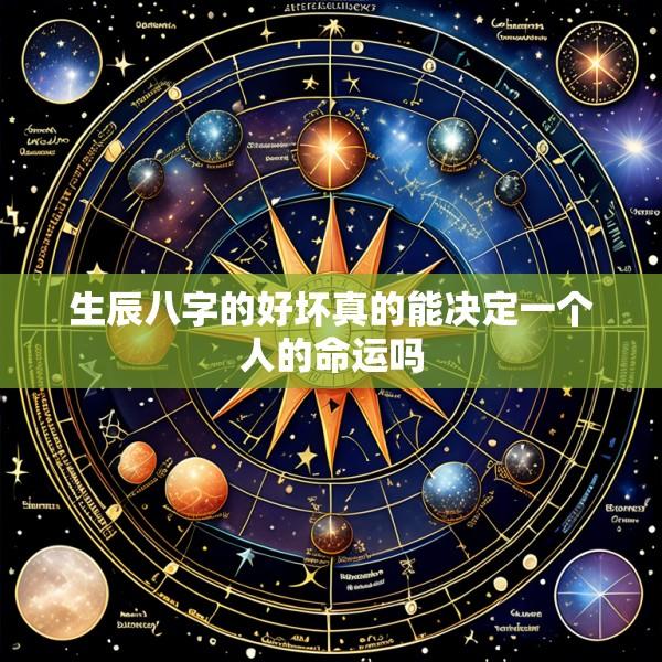 生辰八字的好坏真的能决定一个人的命运吗