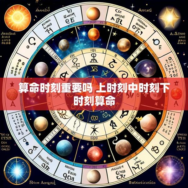 算命时刻重要吗 上时刻中时刻下时刻算命