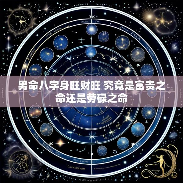 男命八字身旺财旺 究竟是富贵之命还是劳碌之命