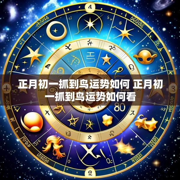 正月初一抓到鸟运势如何 正月初一抓到鸟运势如何看