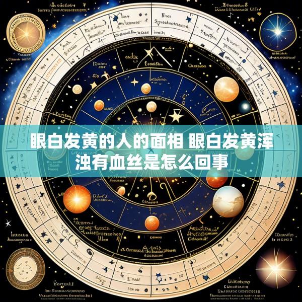 眼白发黄的人的面相 眼白发黄浑浊有血丝是怎么回事