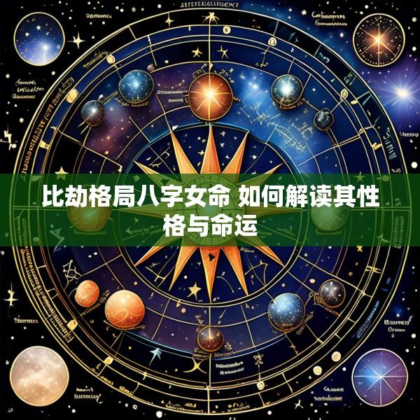 比劫格局八字女命 如何解读其性格与命运