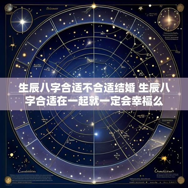 生辰八字合适不合适结婚 生辰八字合适在一起就一定会幸福么