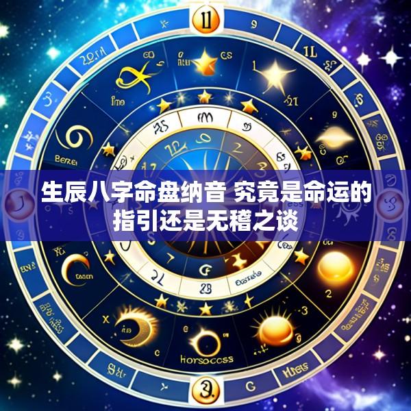 生辰八字命盘纳音 究竟是命运的指引还是无稽之谈
