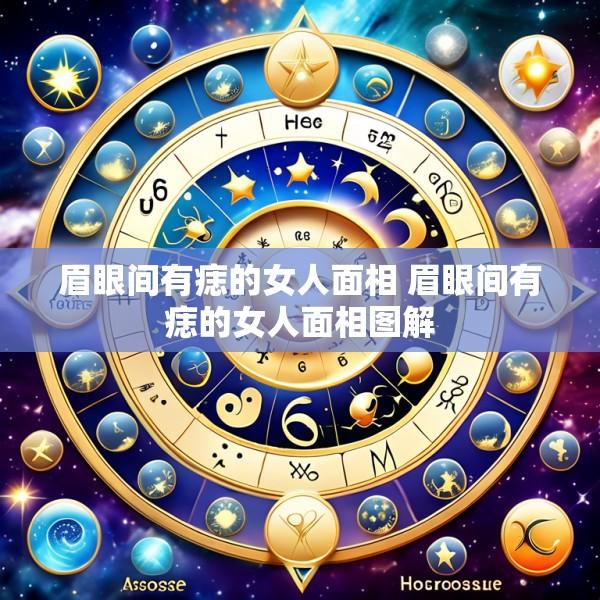 眉眼间有痣的女人面相 眉眼间有痣的女人面相图解