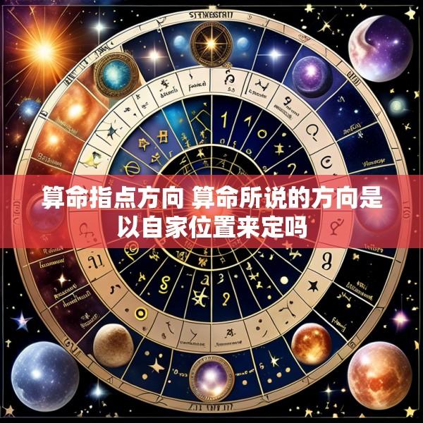 算命指点方向 算命所说的方向是以自家位置来定吗